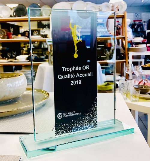 Actualité AAE Alsace Alimentaire Équipement - Trophée or accueil 2019