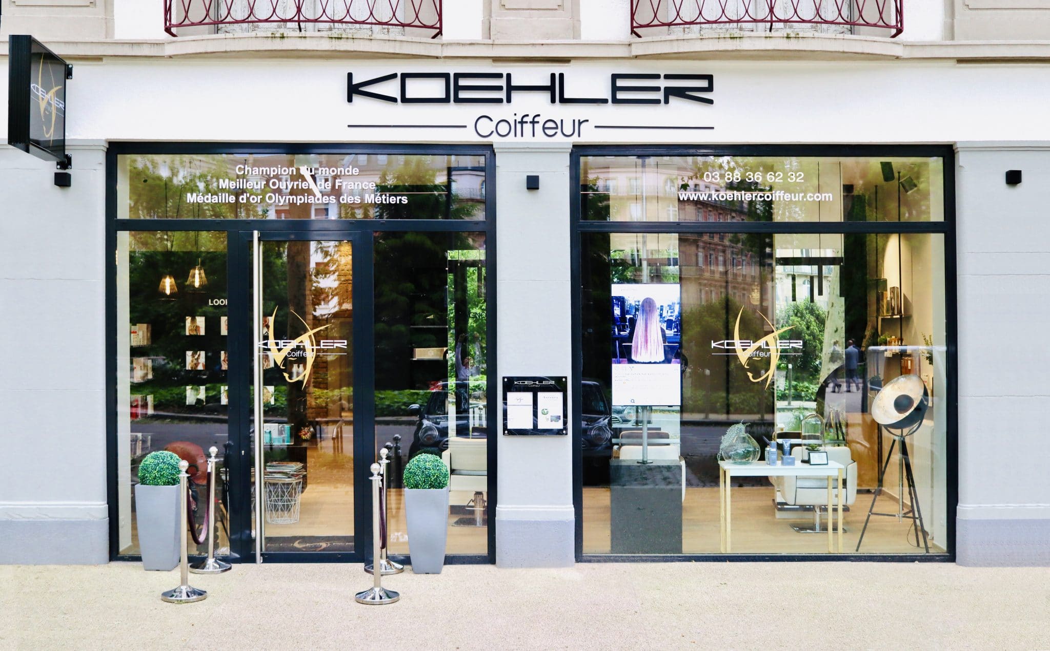 Réalisation AAE - Koehler Coiffeur - Strasbourg